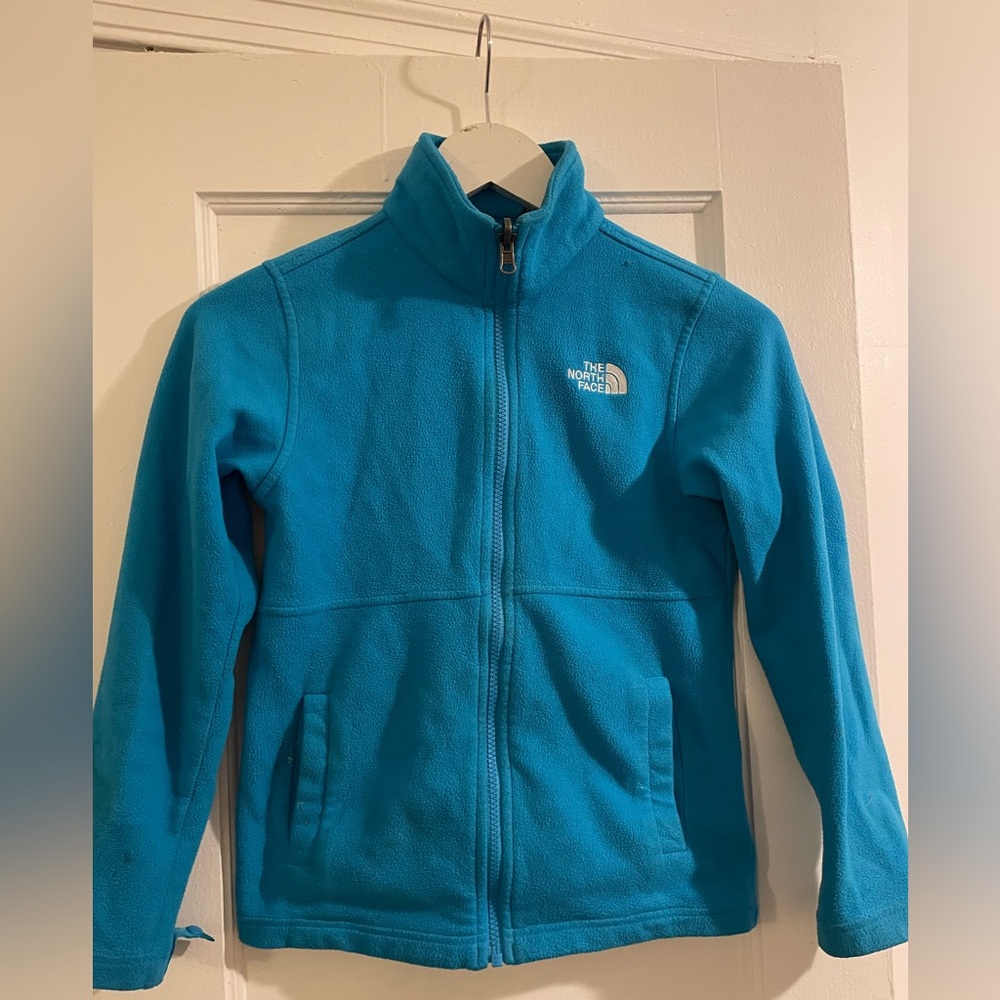 Boys North Face Turquoise Fleece